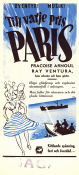 Till varje pris Paris 1950 poster Ray Ventura Philippe Lemaire Francoise Arnoul Jean Boyer Musikaler