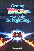 Back to the Future Part II 1989 movie poster Michael J Fox Christopher Lloyd Lea Thompson Robert Zemeckis Cars and racing