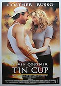 Tin Cup 1996 movie poster Kevin Costner Rene Russo Don Johnson Ron Shelton Golf