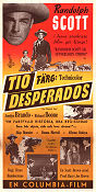 Ten Wanted Men 1955 movie poster Randolph Scott Jocelyn Brando H Bruce Humberstone