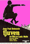 Le voleur 1967 movie poster Jean-Paul Belmondo Louis Malle