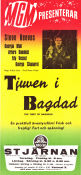 Tjuven i Bagdad 1961 poster Steve Reeves Giorgia Moll Arturo Dominici Arthur Lubin