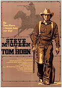 Tom Horn 1980 movie poster Steve McQueen Linda Evans Richard Farnsworth William Wiard