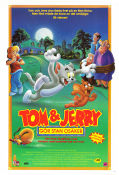 Tom and Jerry The Movie 1992 movie poster Tom and Jerry Phil Roman Animation From TV