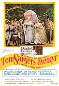 Tom Sawyer 1973 movie poster Jodie Foster Johnny Whitaker Celeste Holm Warren Oates Don Taylor Musicals
