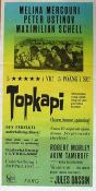 Topkapi 1964 poster Melina Mercouri Jules Dassin