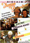 Trazan och Banarne 1982 movie poster Lasse Åberg Klasse Möllberg Ted Åström Electric Banana band From TV