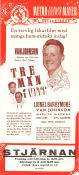 Tre män i vitt 1944 poster Lionel Barrymore Van Johnson Marilyn Maxwell Willis Goldbeck Musikaler