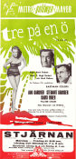 Tre på en ö 1957 poster Ava Gardner David Niven Stewart Granger Mark Robson Damer Strand