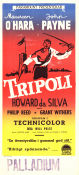 Tripoli 1950 movie poster John Payne Maureen O´Hara Howard Da Silva Will Price