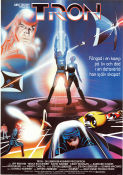 Tron 1982 movie poster Jeff Bridges Bruce Boxleitner David Warner Steven Lisberger