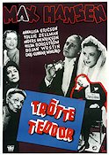 Trötte Teodor 1945 movie poster Max Hansen Annalisa Ericson
