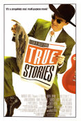 True Stories 1986 movie poster John Goodman Annie McEnroe David Byrne Rock and pop Newspapers Musicals