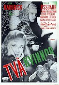 Två kvinnor 1947 movie poster Eva Dahlbeck