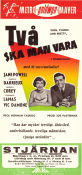 Två ska man vara 1951 poster Jane Powell Danielle Darrieux Wendell Corey Norman Taurog Musikaler