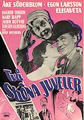 Två sköna juveler 1954 poster Åke Söderblom Egon Larsson Elisaveta Rolf Husberg