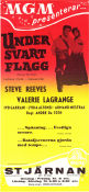 Under svart flagg 1960 poster Steve Reeves Valérie Lagrange Ivo Garrani André De Toth