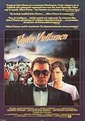 Under the Volcano 1984 movie poster Albert Finney John Huston Glasses