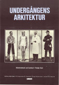 Undergångens arkitektur 1989 poster Rolf Arsenius Bruno Ganz Sam Gray Peter Cohen Hitta mer: Nazi Dokumentärer