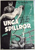 L´Epave 1949 movie poster André Le Gall Francoise Arnoul Poster artwork: Wigforss Diving