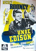 Unge Edison 1940 poster Mickey Rooney Fay Bainter George Bancroft Norman Taurog