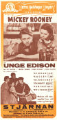 Unge Edison 1940 poster Mickey Rooney Fay Bainter George Bancroft Norman Taurog