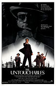 The Untouchables 1987 movie poster Kevin Costner Sean Connery Robert De Niro Brian De Palma Mafia