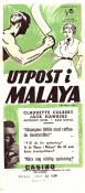 The Planter´s Wife 1952 movie poster Claudette Colbert Jack Hawkins Anthony Steel Ken Annakin Asia