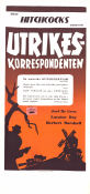 Foreign Correspondent 1940 poster Joel McCrea Alfred Hitchcock