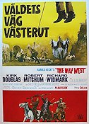 The Way West 1967 movie poster Kirk Douglas Robert Mitchum Richard Widmark