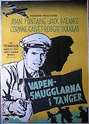 Flight to Tangier 1954 poster Joan Fontaine