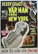 Vår man från New York 1968 movie poster Perry Grant Ladies Agents