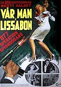 Vår man i Lissabon 1965 movie poster Brett Halsey Agents