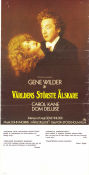 Världens störste älskare 1977 poster Carol Kane Dom DeLuise Gene Wilder