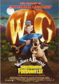 The Curse of the Were-Rabbit 2005 movie poster Peter Sallis Wallace and Gromit Nick Park Animation From TV