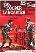 Vera Cruz 1954 movie poster Gary Cooper Burt Lancaster Denise Darcel Robert Aldrich