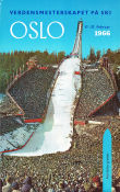 Verdensmesterskapet på ski Oslo Holmenkollen 1966 poster Winter sports Sports