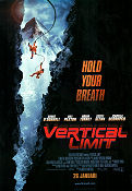Vertical Limit 2000 movie poster Scott Glenn Chris O´Donnell Izabella Scorupco Martin Campbell Mountains