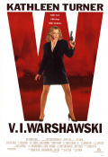 V.I. Warshawski 1991 poster Kathleen Turner Jeff Kanew