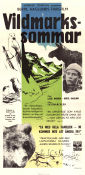 Vildmarkssommar 1957 movie poster Ulf Strömberg Olof Thunberg Bertil Haglund Documentaries Mountains