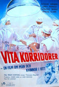 Vita korridorer 1951 poster Googie Withers James Donald Godfrey Tearle Pat Jackson Medicin och sjukhus