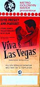 Viva Las Vegas 1964 movie poster Elvis Presley Ann-Margret Cesare Danova George Sidney Musicals