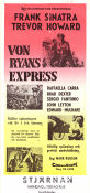 Von Ryan´s Express 1965 movie poster Frank Sinatra Trevor Howard Raffaella Carra Mark Robson Trains War