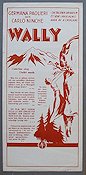 Wally 1933 movie poster Germana Paolieri Mountains