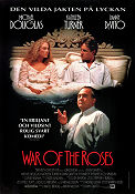The War of the Roses 1989 movie poster Michael Douglas Kathleen Turner Danny de Vito