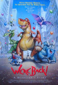 We´re Back! A Dinosaur´s Story 1993 movie poster John Goodman Phil Nibbelink Animation Dinosaurs and dragons