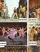 West Side Story 1961 lobby card set Natalie Wood George Chakiris Rita Moreno Jerome Robbins Music: Leonard Bernstein Gangs Musicals