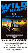 Wild At Heart 1990 movie poster Nicolas Cage Laura Dern David Lynch Cars and racing
