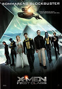 X-Men First Class 2011 movie poster James McAvoy Michael Fassbender Jennifer Lawrence Matthew Vaughn Find more: Marvel