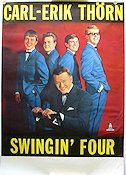 Carl-Erik Thörn Swingin´ Four Odeon 1968 poster Find more: Concert poster